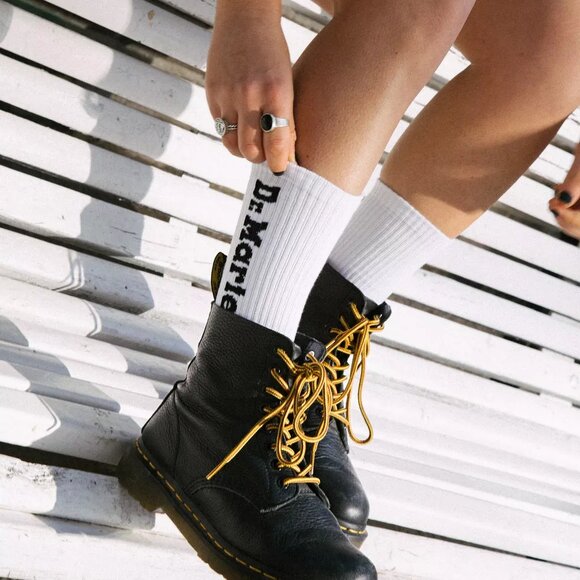 Dr. Martens Pascal 1460 Virginia Leather Boots Black (Women’s US 6 UK 4 EU 37 - Picture 12 of 12